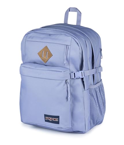 JanSport Main Campus Backpack - Travel or Work Backpack with 15-Inch Laptop Sleeve and Dual Water Bottle Pockets, Lavender Ash - color: Lavender Ash