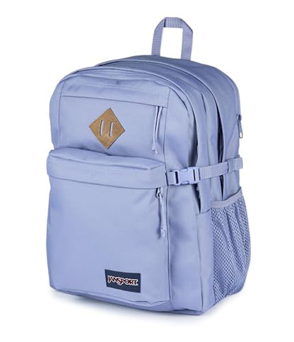 JanSport Main Campus Backpack - Travel or Work Backpack with 15-Inch Laptop Sleeve and Dual Water Bottle Pockets, Lavender Ash - color: Lavender Ash
