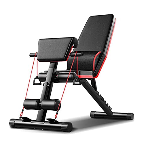 Adjustable Weight Bench For Full Body Workout Fitness Chair, Foldable Incline and Decline Weight Bench, Multifunction Gym Home Exercise Workout Fitness Chair 40-102cm Height Adjustable