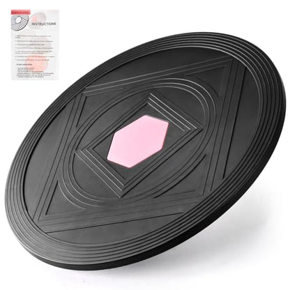 Wobble Balance Board Portable Balance Board with Handle for Balance Training and Core Trainer Balance Stability Trainer Healthy Material Non-Skid Bump Surface & Physical Therapy