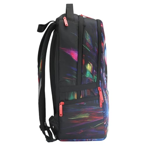 Graffiti Backpack, Designer Laptop Backpack for 15.6 Inch Work,Water Resistant Backpack Computer Bag (CyberBot) - color: Cyberbot