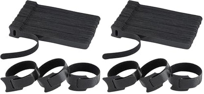 MVYC 120PCS 6 Inch Reusable Cable Ties Wire Ties Cord Organizer Cable Organizer Adjustable Management Black (Pack of 2) - size: 6 Inch (Black) (Pack of 2)
