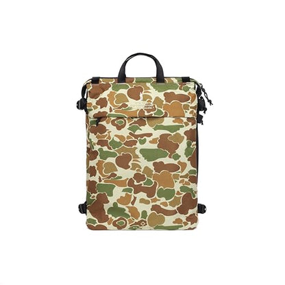 Helinox TERG All Way Square Backpack, Outdoor High-Performance Bag 20L, 1.9lbs, Rugged Materials, Waterproof Zippers (Duck Camo) - color: Duck Camo