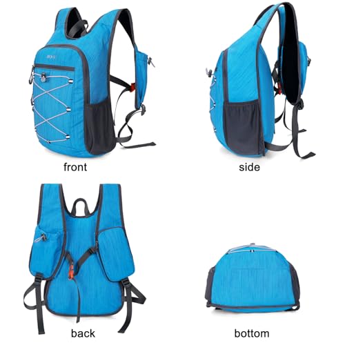 BOVIP 20L Hiking Backpack Lightweight Packable Hiking Daypack Small Travel Outdoor Foldable Shoulder Bag Blue - color: Blue 1