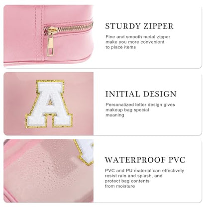 YOOLIFE Birthday Gifts for Girl Kids Gifts for Mom Women Travel Makeup Bag Pouch Beach Bags Clear Makeup Bags Cosmetic Bag Birthday Gift for 6 7 8 9 10 11 12 Year Old Girls Pink K - color: Large-Pink, style: K
