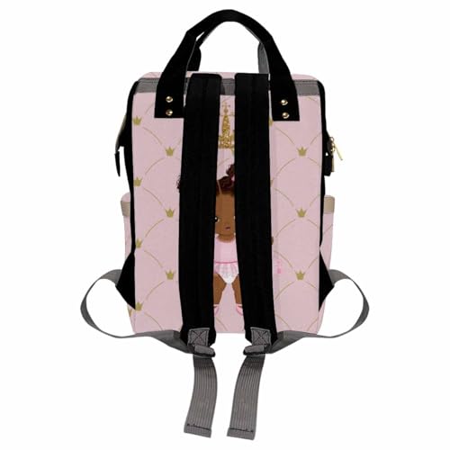 Customized Diaper Bag with Name, Personalized School Bag Monogram Nappy Backpack with Thermal Pockets for Adults Kids, Large Capacity Waterproof Diaper Bag Travel Gifts - color: Color-4