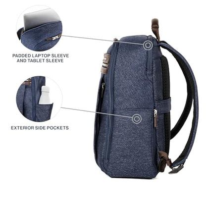 Travelpro Platinum Elite Slim Laptop Travel Backpack, Fits up to 16 Inch Laptop, Business, Water Resistant, Men and Women, True Navy Blue - color: True Navy Blue, size: 16 inches