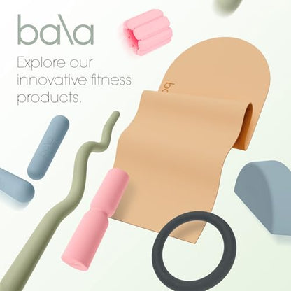 Bala Hourglass Foam Roller (Sage) - Soft Density Back Roller Foam for Physical Therapy, Deep Tissue Muscle Massage, Flexibility & Stretching - Workout Roller for Yoga, Neck, Back & Legs Exercise - color: Sage