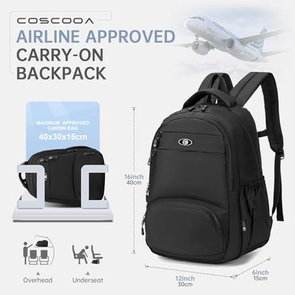 40x30x15cm Personal Item Travel Bag,16x12x6inch Small Carry On Backpack 20L, Flight Approved Underseat Travel Luggage Bag,Mochila de Viaje,Cabin Size Lightweight Backpack - color: Dark Blue