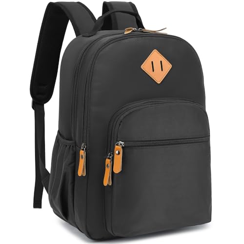 Leaper Travel Backpack for Women Laptop Backpack for Men Water-resistant School Backpack for Girls Kids Boys Back Pack Casual Daypack Satchel Black - color: Balck 8005up, size: X-Large