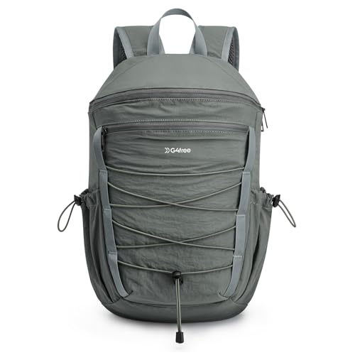 G4Free Hiking Backpack for Women Men 20L Lightweight Travel Backpacks Daypack Outdoor Daily Camping, Dark Gray-green - color: Dark Gray-green