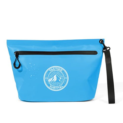 Tactiko 3L Heavy-Duty Zipper Pouch – Splash-Resistant Gear Organizer - color: Blue