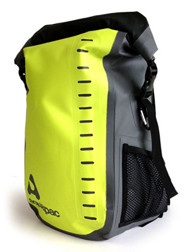 Aquapac Heavyweight 28L Waterproof Toccoa Backpack, UK Made, Travel Essential, 5 Year Warranty, Hiking, Mountain Biking - color: Acid Green