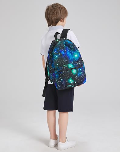 Unisex TrendyMax Galaxy Pattern Grade Backpack for Elementary Kids (Galaxy 110) - color: Galaxy 110