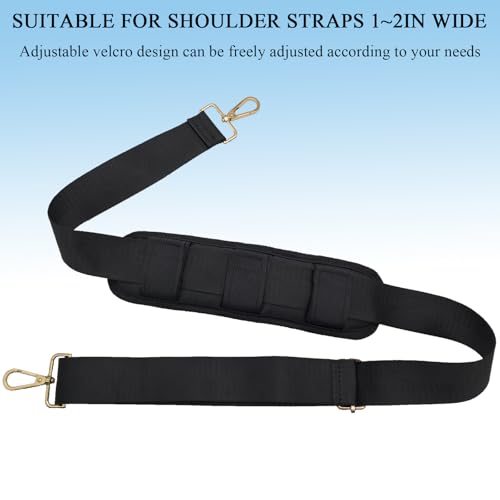 Soft Long Shoulder Strap Pad, Removable & Breathable & Thick Backpack Strap Pads for Bag Strap