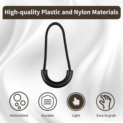 Zipper Pulls Compatible with Osprey,10PCS,Removable U Shape Zipper Pull Replacement for Backpack,Pouch,Luggage