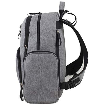 BODHI Baby Portable Diaper Changing Pad Diaper Changer Travel Bag, Changing Mat, Baby Changing Station, Infant Gift, Medium Gray Chambray - color: Medium Gray Chambray