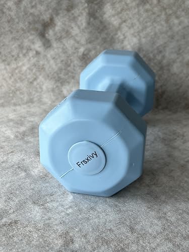 Frsxivy Dumbbells with Neoprene Coating, Hexagonal Home Fitness Equipment, 3LB Anti-Roll, Anti-Slip