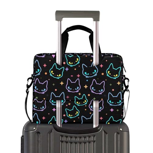 JIPONI Laptop Bag For Women Men, 15.6 16 IN Tote Work bags, Briefcase Messenger Computer Case 01 - color: Multi 1