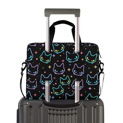 JIPONI Laptop Bag For Women Men, 15.6 16 IN Tote Work bags, Briefcase Messenger Computer Case 01 - color: Multi 1