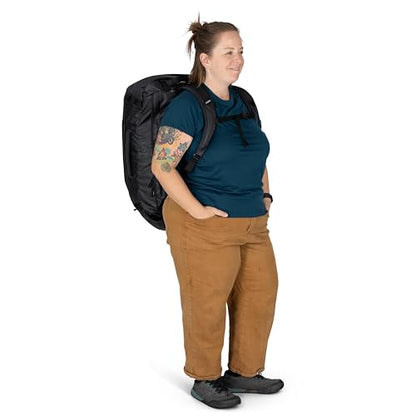 Osprey Transporter Lightweight Travel Duffel Bag - Extra Large Water Resistant Durable Gear Bag for Men and Women - color: Euphoria Purple/Purple Ink, style: 65l