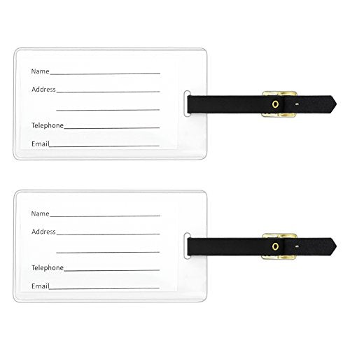 Gonzaga University Bulldogs Logo Luggage ID Tags Carry-On Cards - Set of 2