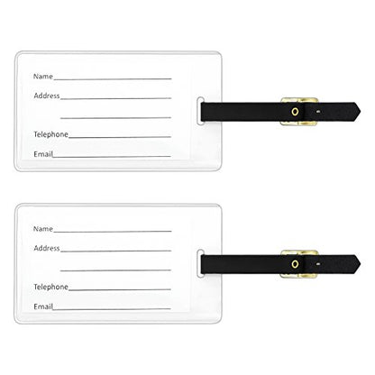 Gonzaga University Bulldogs Logo Luggage ID Tags Carry-On Cards - Set of 2