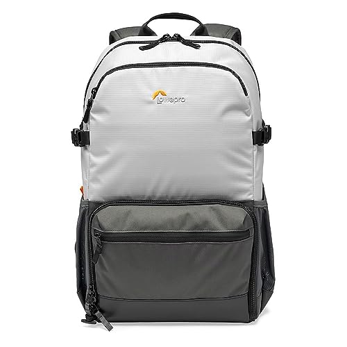 Lowepro LP37238-PWW Truckee BP 250 LX Outdoor Camera Backpack, Fits 15 inch Tablet, for Compact DSLR/Mirrorless, for Sony, Canon, Nikon, 1-2 Lenses, Gimbal, Video Drone, DJI, Osmo, Mavic, Light Grey - size: 250 LX, style: Truckee Bp 250 Lx (Grey)