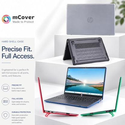 mCover Case Compatible ONLY for 2023-2024 15.6-inch HP Laptop 15-FCxxxx / 15-FDxxxx Series Windows Notebook PC (NOT Fitting Any Other HP Laptop Models) - Purple - color: Purple