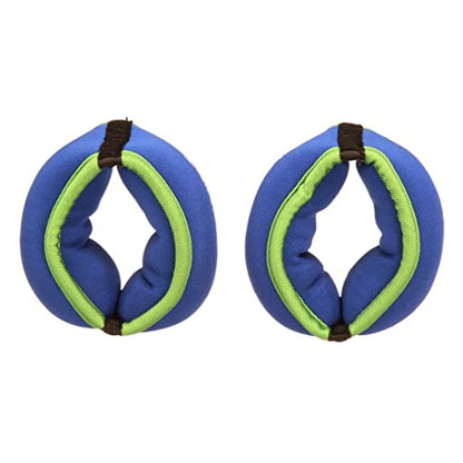 GYMENIST Wrist Weights Running Stylish Bracelet Pair of Weights Set of 2 Jogging Cardio Weight to Strengthen The Hands Forearm - style: 0.5 Lb (Red - Blue)