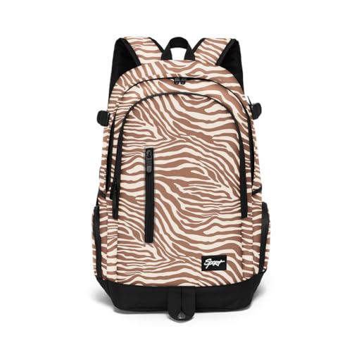 rickyh style School Backpack Travel Bag for Men & Women Lightweight College Back Pack with Laptop Compartmen - color: 01bw