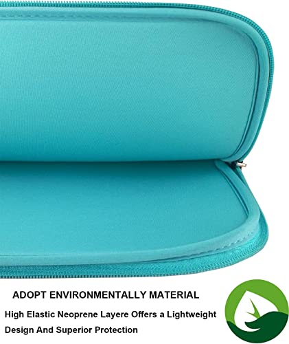 Laptop Case 14 Inch, Resistant Neoprene Laptop Sleeve/Notebook Computer Pocket Case/Tablet Briefcase Carrying Bag for 14 inch HP, Lenovo, Asus Notebook, Ultrabook, Blue - color: Blue, size: 14 inch