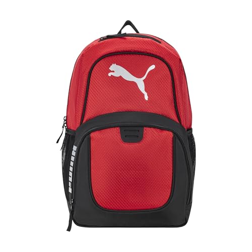 Puma Evercat Contender 3.0 Backpack Bag, Red, OS - color: Red, style: Contender Backpack With Laptop Sleeve, Item Organizer & Media Pocket