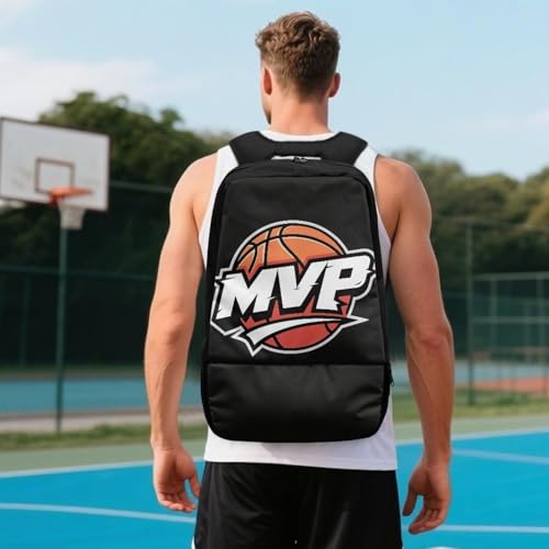 Basketball Backpack With Separate Ball Compartment And Shoes Fit Basketball Volleyball Football - color: MVP Basketball