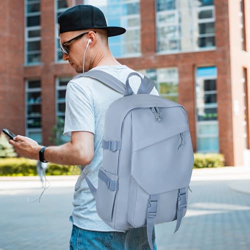 GAEKEAO Classical Basic Travel Backpack for Women and Men Lightweight Travel Workout Sports Backpack Casual Daypack, Blue - color: A03 Light Blue