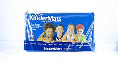 KinderMat, 1" Thick KinderMat, 4-Section Rest Mat, 45" x 19" x 1", Red/Blue, Great for School, Daycare, Travel, and Home, 100% Made in USA - color: Red/Blue Mat 1.0 Inch