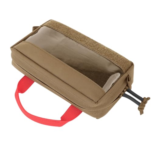 KRYDEX Clear Top Insert Bag with Hook Panel Tactical Packing Cube Travel Organizer Bag (Small -CB) - color: Small -CB