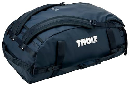 Thule Chasm Duffel bag, Weather-resistant materials, Easy packing, Converts to backpack, Internal pockets, Travel-ready - color: DARKEST BLUE, size: 70L