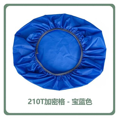 Backpack Rain Cover Waterproof Backpack Cover with Reflective Strips - 10L-70L Bag Rain Protection for Hiking Cycling Travel - color: Blue L(41L-55L)