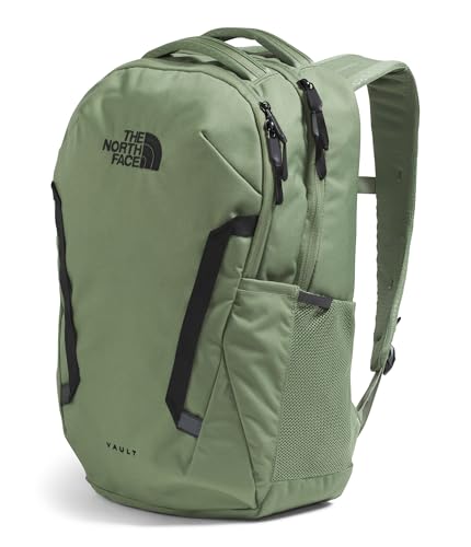 The North Face Vault Everyday Laptop Backpack - Commuter Travel Bag, Water-Repellent Finish, Spacious Compartment, Bark Mist/TNF Black, One Size - color: Bark Mist/Tnf Black