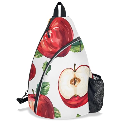 Pickleball Bag for Women Men Adjustable Crossbody Sling Backpack Hold Pickleball Paddle Water Bottle - color: Multicolor 16