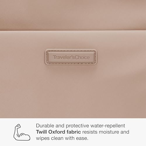 Traveler's Choice Women's Iria 20L Backpack, Latte Beige - color: Latte Beige