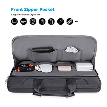 MOSISO 360 Protective Laptop Bag 13.3 inch, 13-14 inch Computer Bag Compatible with MacBook Air 13 inch/Pro 13 inch/Pro 14 inch,HP,Dell,Notebook, Laptop Carrying Case with Strap&Handle, Slate Gray - color: Slate Gray, size: 13.3 inch