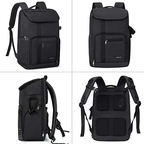 MOSISO Camera Backpack, DSLR/SLR/Mirrorless Large Men/Women Photography Camera Bag Case with 17.3 inch Laptop Compartment&Tripod Holder&Rain Cover Compatible with Canon/Nikon/Fuji/Laptop, Space Gray