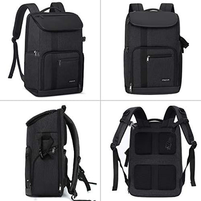 MOSISO Camera Backpack, DSLR/SLR/Mirrorless Large Men/Women Photography Camera Bag Case with 17.3 inch Laptop Compartment&Tripod Holder&Rain Cover Compatible with Canon/Nikon/Fuji/Laptop, Space Gray