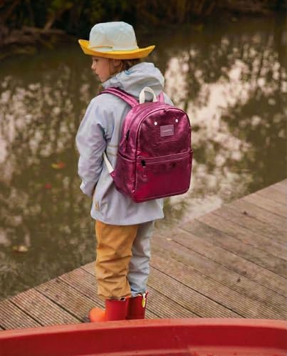 Toddler Backpack for Girls Boys 2-6 Kindergarten Elementary School Kids Backpack Boys 14" H Diaper Bag - color: Magenta