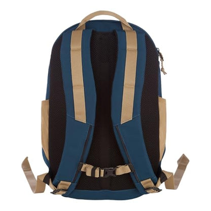 Eddie Bauer Campus Backpack 26L | Everyday Carry | Work | Travel | Commuter | Padded Laptop Sleeve | Stretch Bottle Pockets | Lightweight | Durable - Marine Blue - color: Campus - Marine Blue, size: 26L