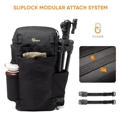 Lowepro ProTactic Lite BP 150 AW III Laptop Backpack, Top and Side access, Professional Camera Bag, DSLR/Drones/Mirrorless, Up to 14" Laptop, Rain Cover, for Photographer, Videographer, Volume 25L - style: Bp 150 Aw III