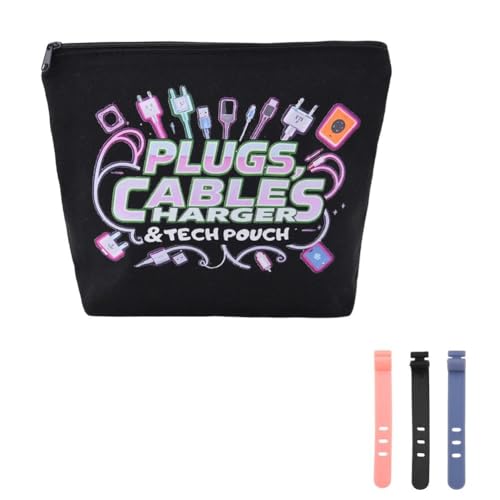 Plug Cable Charger Tech Pouch Charging Cable Organizer Travel Bag Small Usb Wire Storage Bag Earphone Case Pouch Silicone Cord Ties for Electronics Cell Phone Charger Bags for Men Women Charge Wrap - color: Plug Cable Charger Tech Pouch