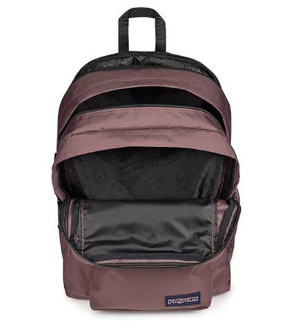 JanSport Main Campus Backpack - Travel or Work backpack w 15-Inch Laptop Sleeve and Dual Water Bottle Pockets, Mahogany Haze - color: Mahogany Haze